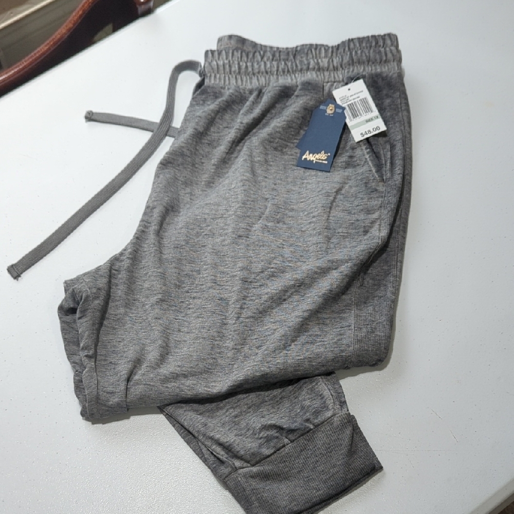 Angels Forever Young Heather Gray Joggers 1 X New With Tags!!